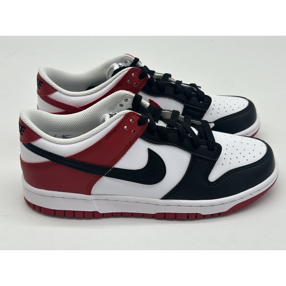 Size 7 Youth / Women's 8.5 - Nike Dunk Low GS Chicago BRED HF9980-600 No Box Lid